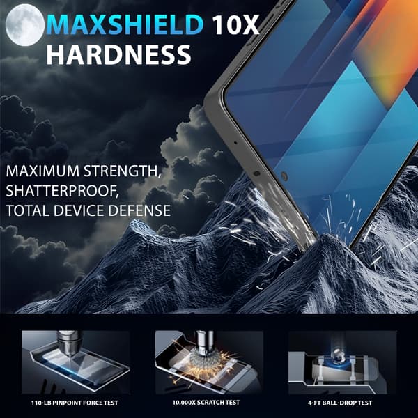 1-Pack Xiaomi Poco M7 Plus Skärmskydd - Härdat Glas 9H - Super kvalitet 3D