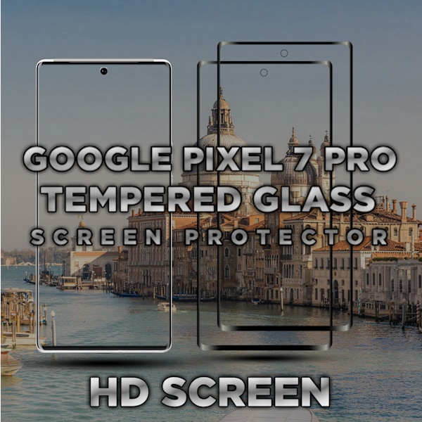 2-Pack Google Pixel 7 Pro - Härdat Glas 9H - Super kvalitet 3D