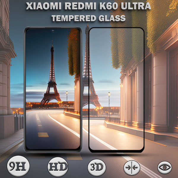 1-Pack XIAOMI REDMI K60 ULTRA Näytönsuoja - Karkaistu Lasi 9H - Super laatu 3D