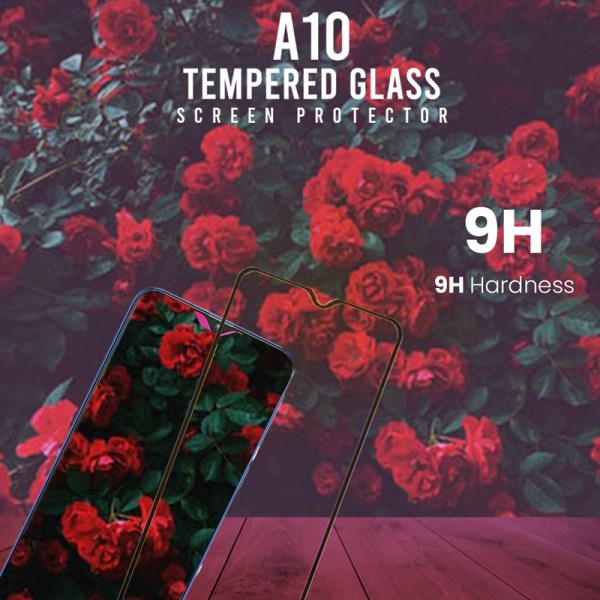 Samsung Galaxy A10 - Härdat Glas 9H-Super Kvalitet 3D Skärmskydd