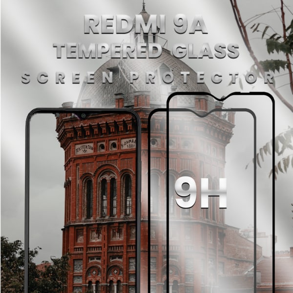 2-Pack Xiaomi Redmi 9A - Härdat Glas 9H - Super kvalitet 3D