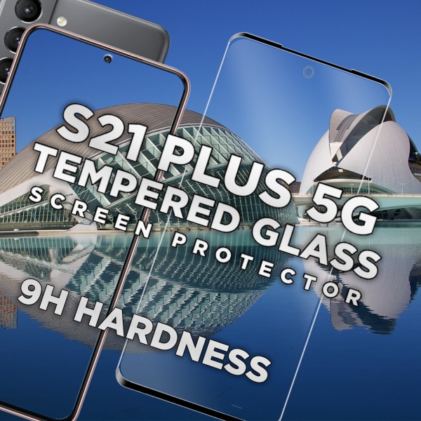 Samsung S21 PLUS 5G - 9H Härdat Glass - 3D Super Kvalitet