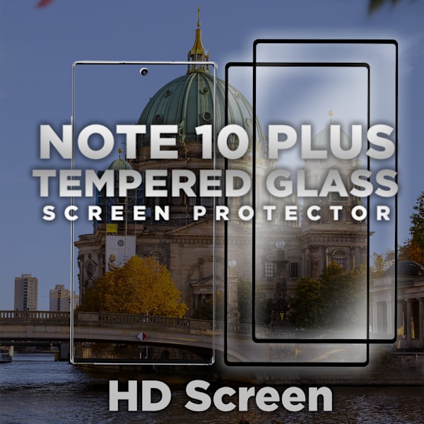 2-Pack SAMSUNG NOTE 10 PLUS Skærmbeskyttelse - Hærdet Glas 9H - Super kvalitet 3D
