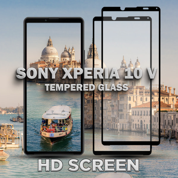 2-Pack Sony Xperia 10 V - Härdat Glas 9H - Super Kvalitet 3D Skärmskydd