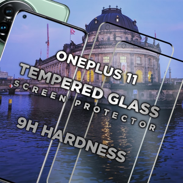 2-Pack OnePlus 11 - Härdat glas 9H - Super kvalitet 3D Skärmskydd