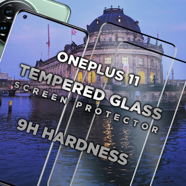 2-Pack OnePlus 11 - Härdat glas 9H - Super kvalitet 3D Skärmskydd