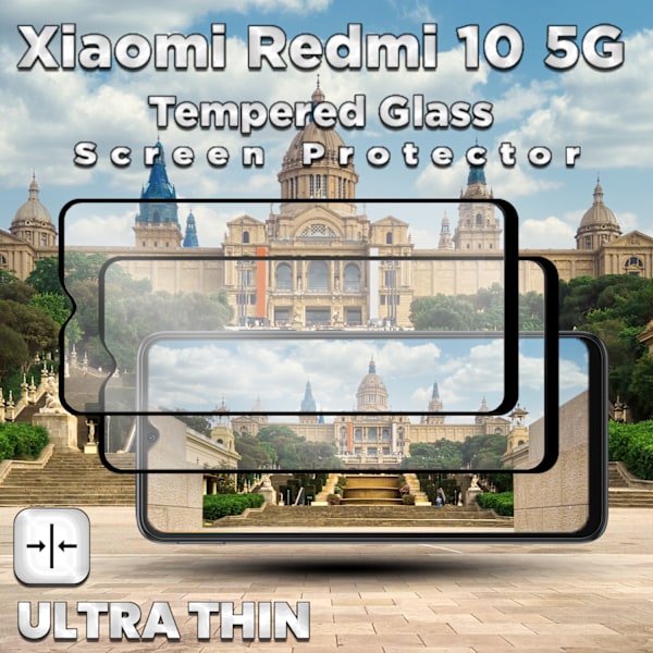 2-Pack XIAOMI REDMI 10 Näytönsuoja - Karkaistu Lasi 9H - Super laatu 3D