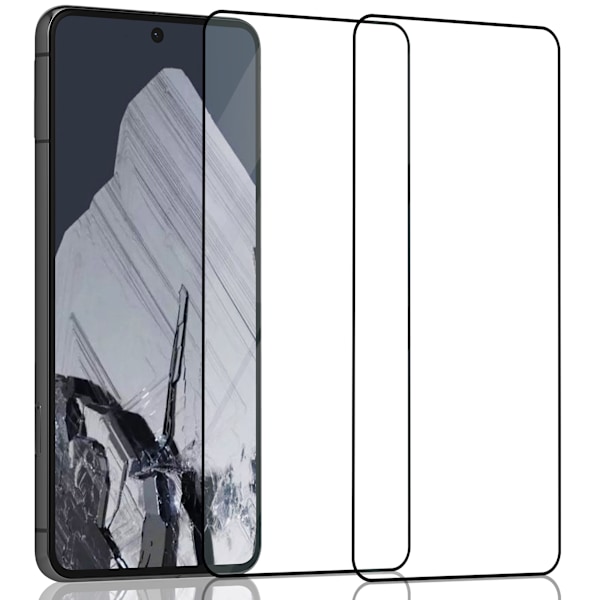 2-Pack GOOGLE PIXEL 8 PRO Näytönsuoja - Karkaistu Lasi 9H - Super laatu 3D