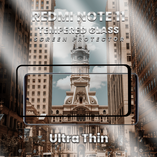 Xiaomi Redmi Note 11 - Härdat glas 9H-Super kvalitet 3D