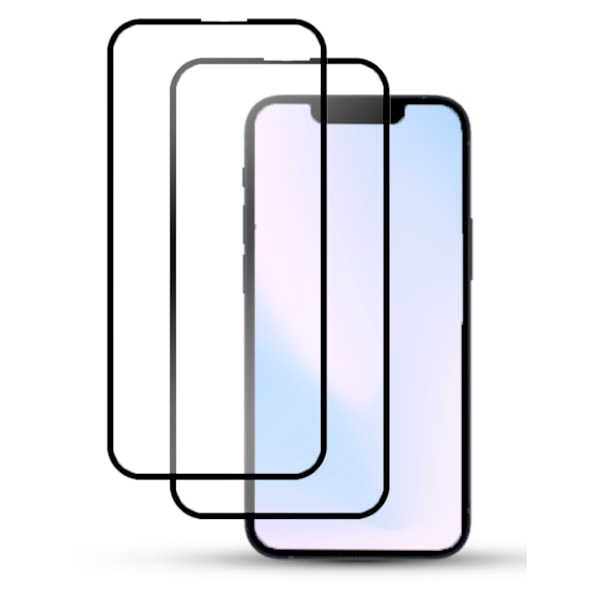 2-Pack IPHONE 13 PRO Skärmskydd - Härdat Glas 9H - Super kvalitet 3D