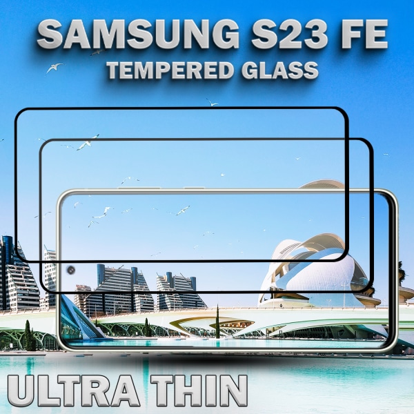 2-Pack Samsung S23 FE - 9H Härdat Glass - Super Kvalitet 3D