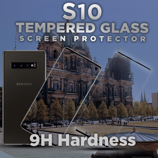 Samsung Galaxy S10 - Härdat glas 9H – Super kvalitet 3D