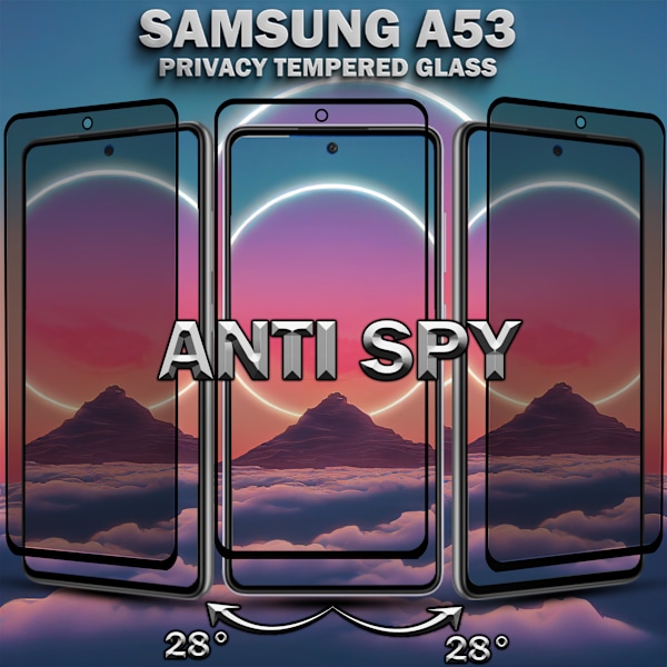 1-Pack SAMSUNG A53 Näytönsuoja - Karkaistu Lasi 9H - Super laatu 3D