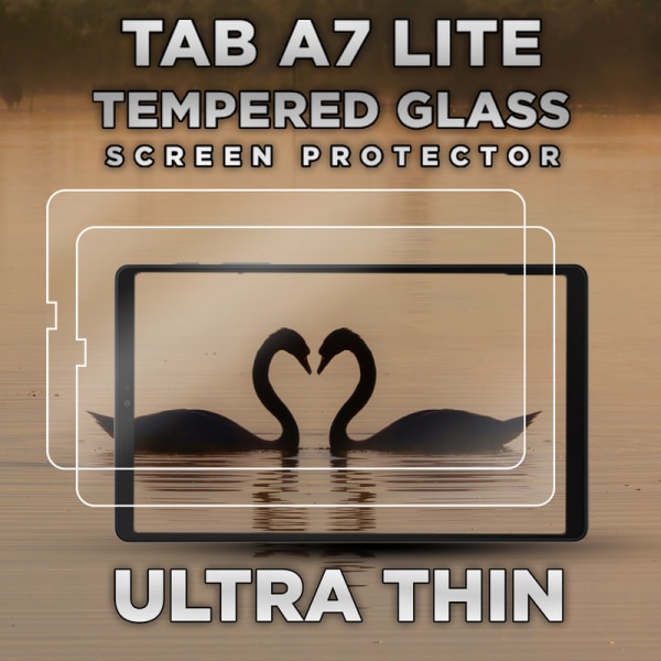 2 Pack Samsung Galaxy Tab A7 Lite-Härdat glas 9H-Super Kvalitet