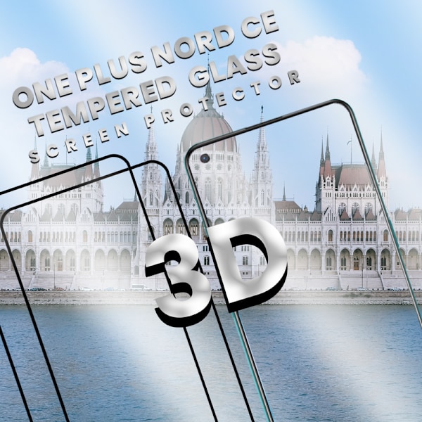 2-Pack ONEPLUS NORD CE Skærmbeskyttelse - Hærdet Glas 9H - Super kvalitet 3D
