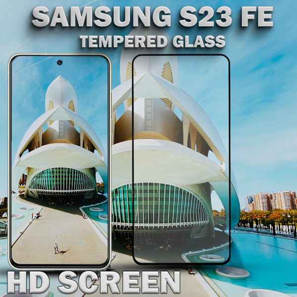 Samsung S23 FE - 9H Härdat Glass - Super Kvalitet 3D