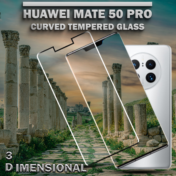 1-Pack HUAWEI MATE 50 PRO Näytönsuoja - Karkaistu Lasi 9H - Super laatu 3D