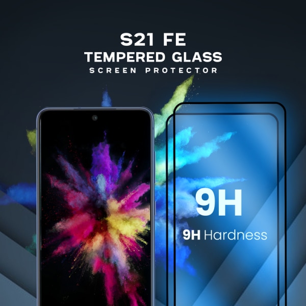 2-Pack Samsung S21 FE - Härdat Glass 9H - Super Kvalitet 3D