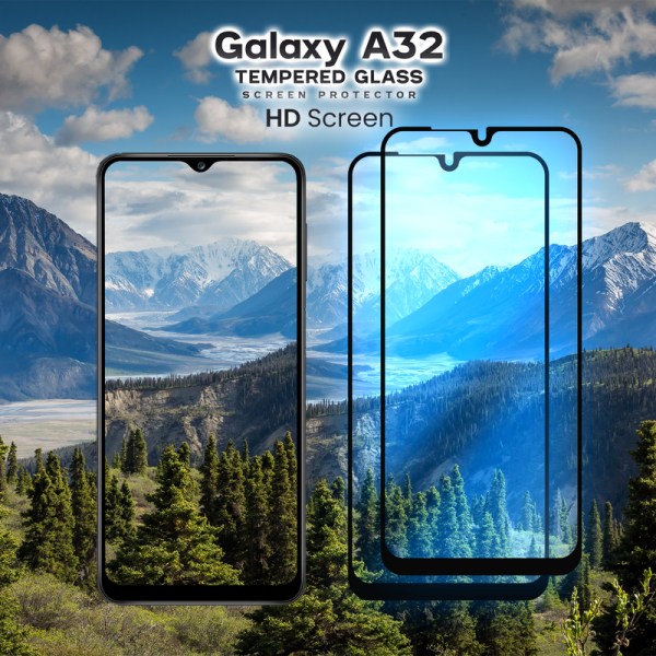 2-Pack Samsung Galaxy A32 5G - Härdat Glas 9H - Super Kvalitet