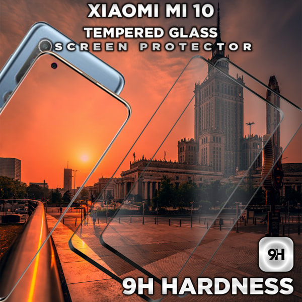 2-Pack Xiaomi Mi 10 - Härdat Glas 9H - Super kvalitet 3D Skärmskydd