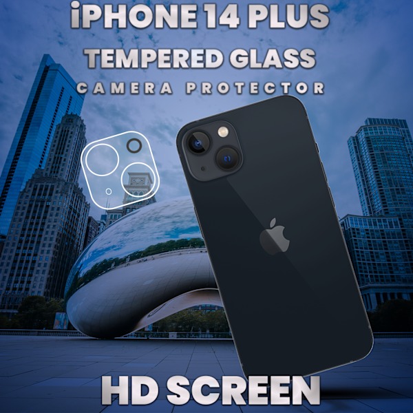 iPhone 14 Plus Linsskydd - 9H Härdat Glas- Super 3D Linsskydd