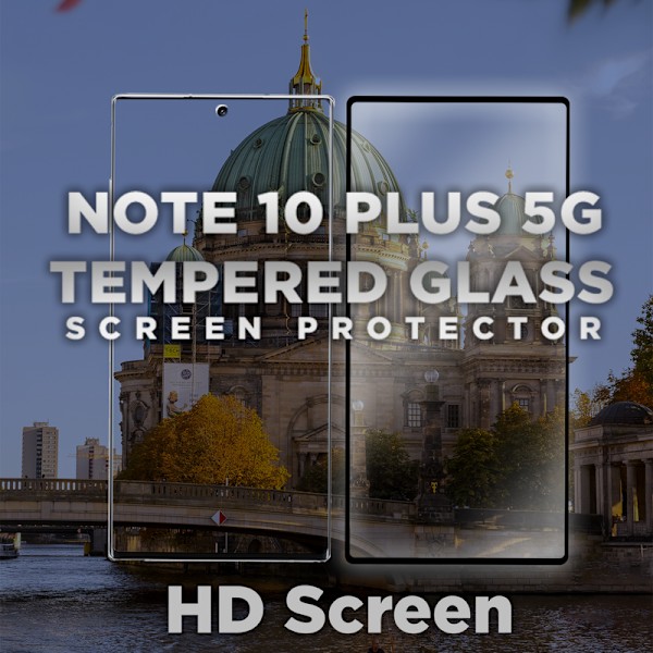 1-Pack SAMSUNG NOTE 10 PLUS Skærmbeskyttelse - Hærdet Glas 9H - Super kvalitet 3D