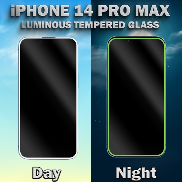 1-Pack Självlysande Skärmskydd For iPhone 14 Pro Max