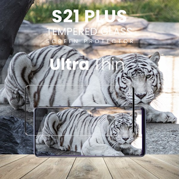 Samsung S21 PLUS - 9H Härdat Glass - 3D Super Kvalitet