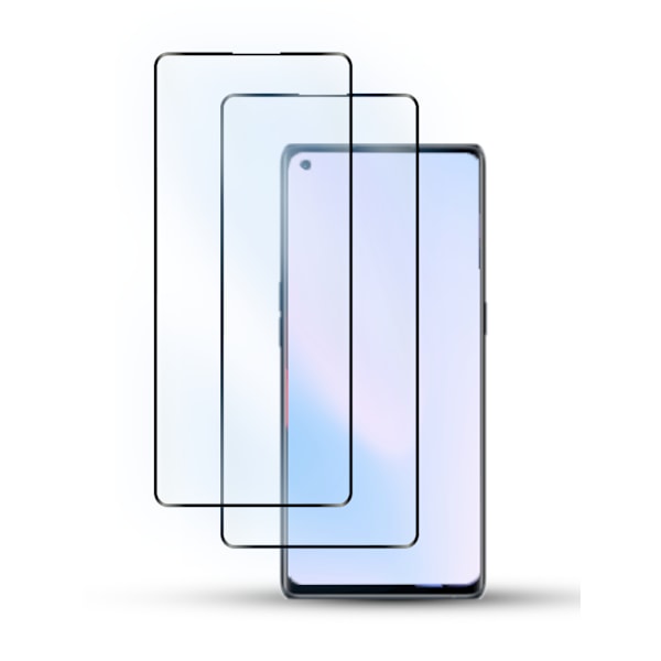 2-Pack OPPO FIND X3 NEO Näytönsuoja - Karkaistu Lasi 9H - Super laatu 3D