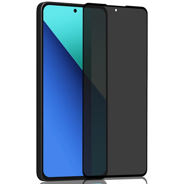 1-Pack Xiaomi Redmi Note 13 Privacy Näytönsuoja - Karkaistu Lasi 9H - Super laatu 3D