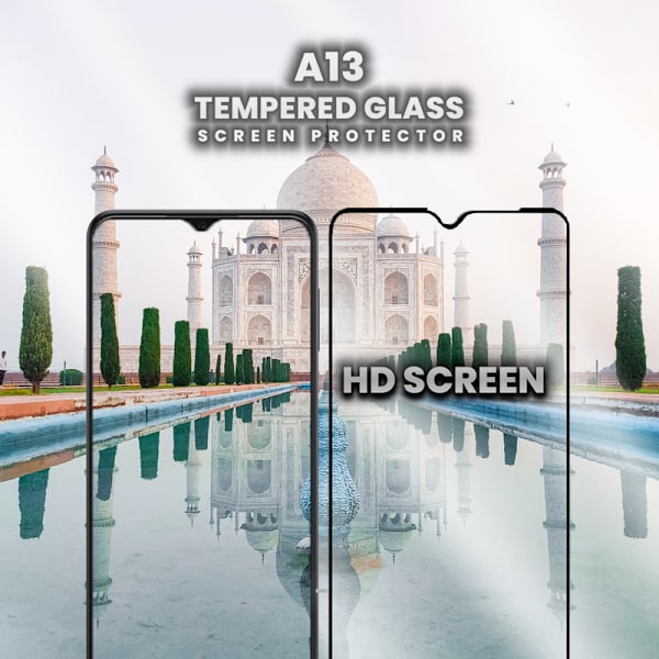 Samsung Galaxy A13 - Härdat glas 9H-Super kvalitet 3D Skärmskydd