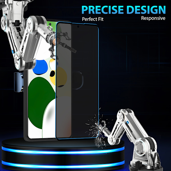 2-Pack Xiaomi Poco X6 Pro Privacy Skærmbeskyttelse - Hærdet Glas 9H - Super kvalitet 3D