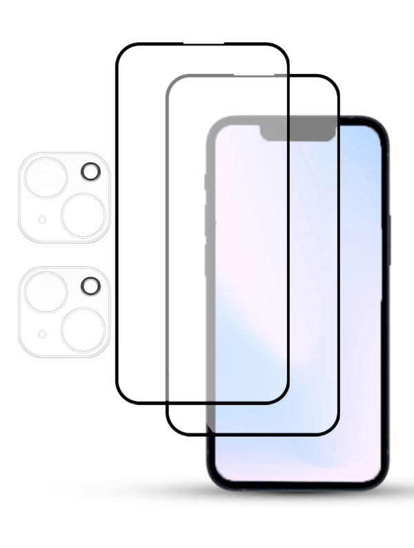 2-Pack IPHONE 14 PLUS Skærmbeskyttelse - Hærdet Glas 9H - Super kvalitet 3D