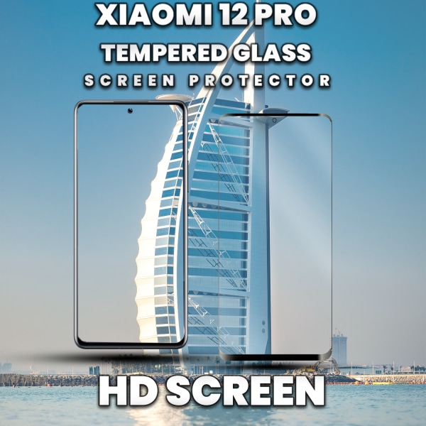 Xiaomi 12 PRO - Härdat glas 9H-Super kvalitet 3D Skärmskydd