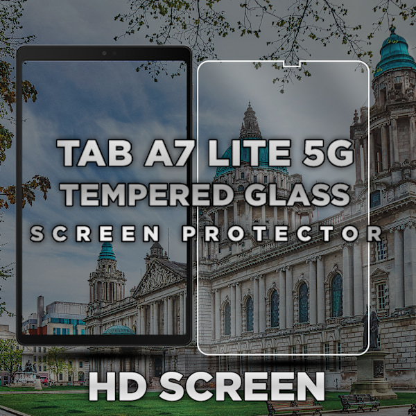 Samsung Galaxy Tab A7 Lite 5G - Härdat glas 9H - Super Kvalitet Skärmskydd