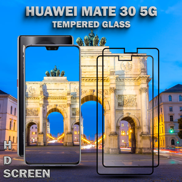 2-Pack Huawei Mate 30 (5G) - Härdat Glas 9H – Super kvalitet 3D  Skärmskydd