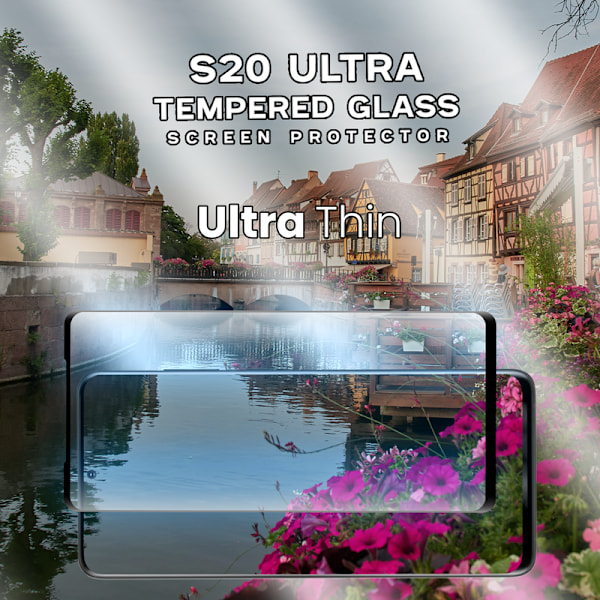 Samsung Galaxy S20 Ultra - Härdat glas 9H - Super kvalitet 3D