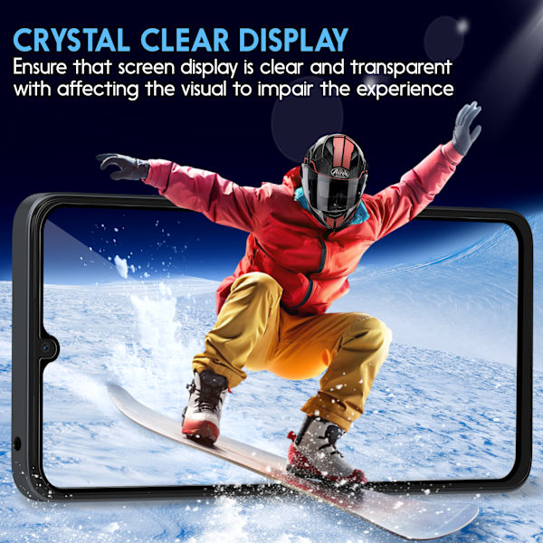2-Pack Xiaomi Redmi 13C Skärmskydd & 2-Pack linsskydd - Härdat Glas 9H - Super kvalitet 3D