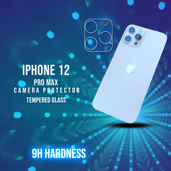 Iphone 12 Pro Max Linsskydd  - 9H Härdat glas - Super kvalitet