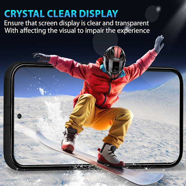2-Pack GOOGLE PIXEL 8A Skærmbeskyttelse & 1-Pack linsebeskyttelse - Hærdet Glas 9H - Super kvalitet 3D