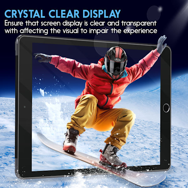 3-Pack Apple Ipad (10.2) 9th Gen Skärmskydd - Härdat Glas 9H - Super kvalitet 3D