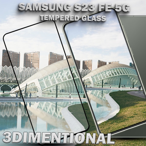 1-Pack SAMSUNG S23 FE Näytönsuoja - Karkaistu Lasi 9H - Super laatu 3D