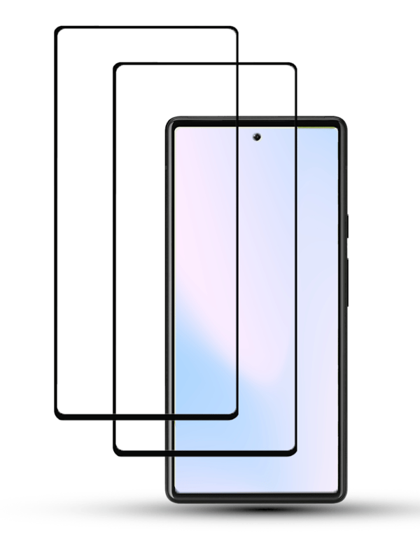 2-Pack GOOGLE PIXEL 6A Skærmbeskyttelse - Hærdet Glas 9H - Super kvalitet 3D