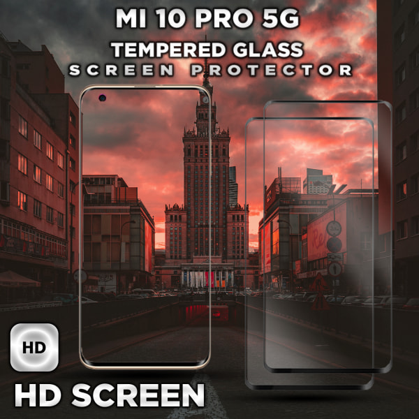 2-Pack Xiaomi Mi 10 Pro - Härdat glas 9H - Super kvalitet 3D