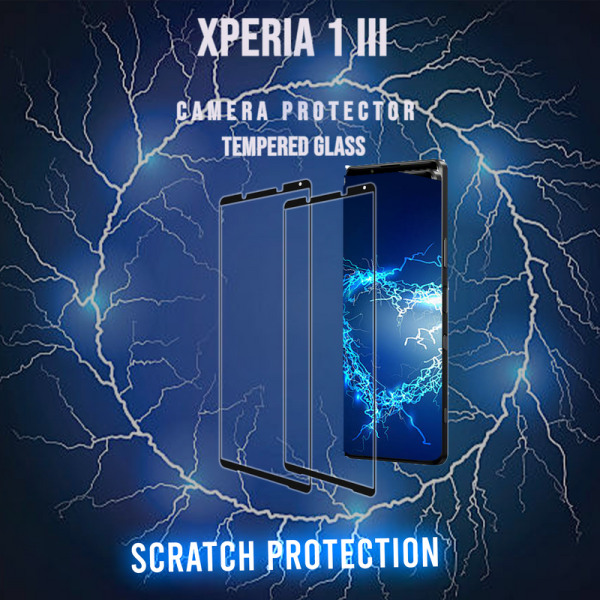 2-Pack Sony Xperia 1 III - Härdat glas 9H - Super Kvalitet 3D