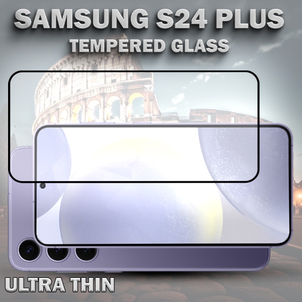 1-Pack SAMSUNG S24 PLUS Skärmskydd - Härdat Glas 9H - Super kvalitet 3D