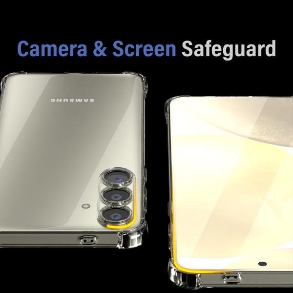 Samsung S24 Plus Transparent Skyddsfodral – Skydd med Extra Kant