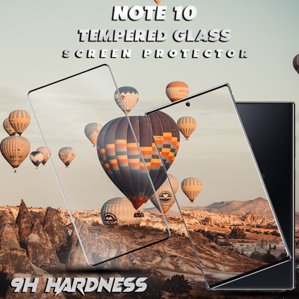 Samsung Galaxy Note 10 - Härdat Glas 9H – 3D Skärmskydd - Super kvalitet
