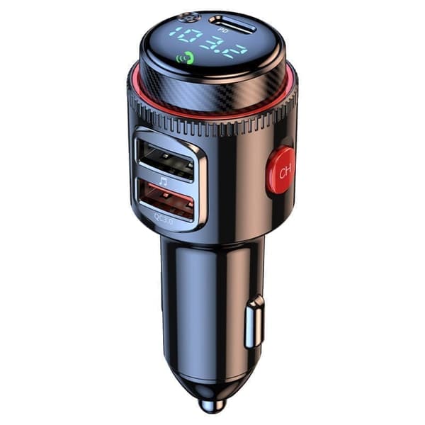 Bluetooth FM-autoadapteri 30W PD ja QC3.0 kaksois-USB-latauksella