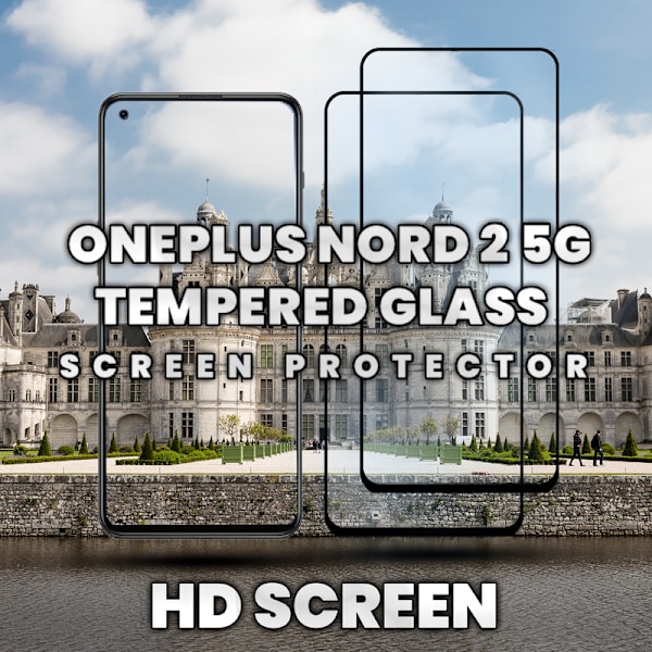 2-Pack ONEPLUS NORD 2 Skærmbeskyttelse - Hærdet Glas 9H - Super kvalitet 3D
